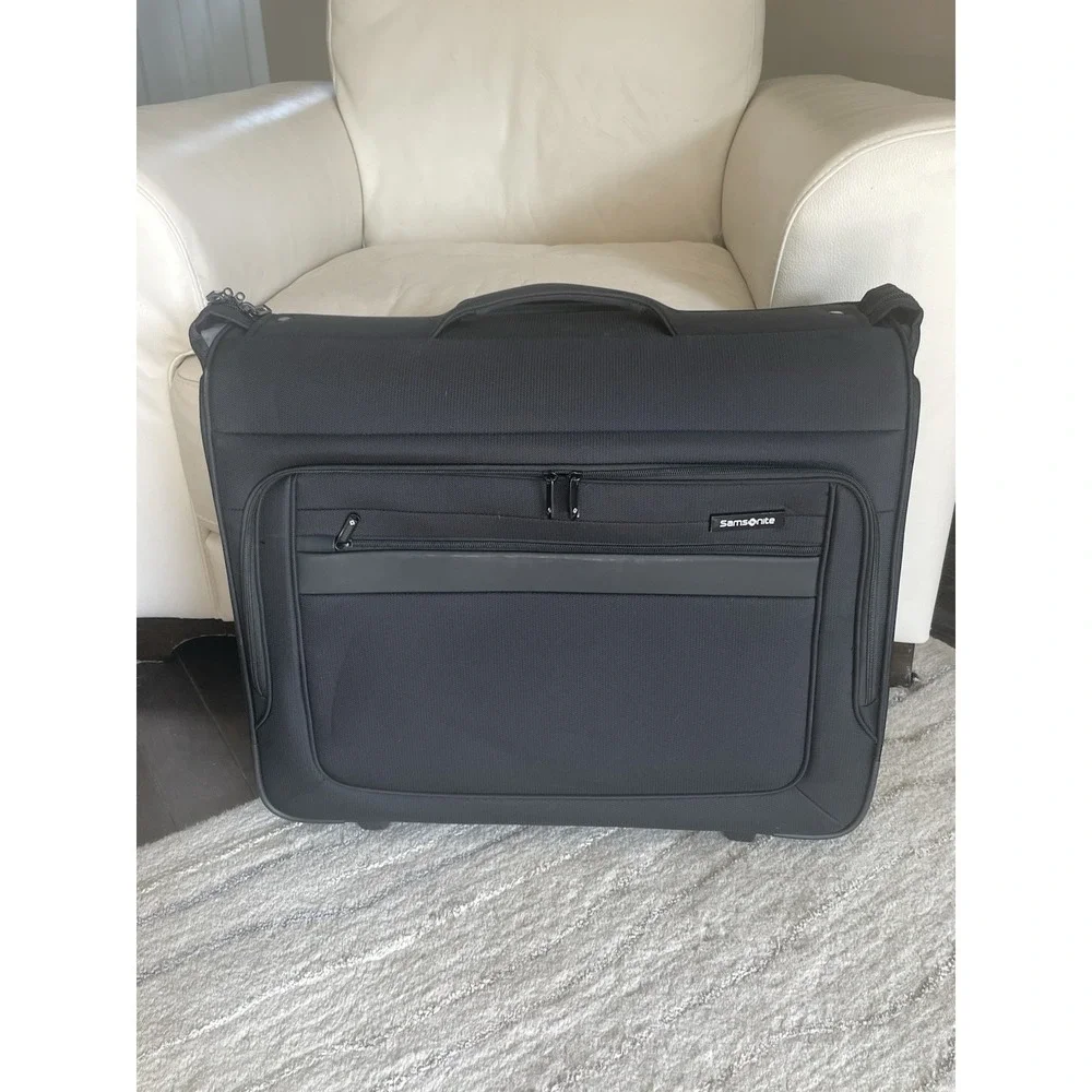 Samsonite Ascella 3.0 Expandable Luggage Garment Bag Suitcase Black Travel